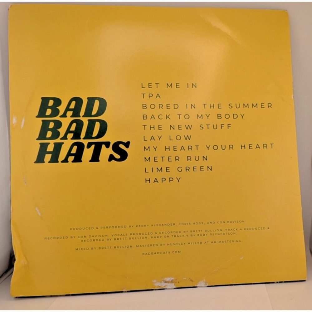 Bad Bad Hats – Limited Pink Colored Vinyl Record, Don Giovanni Records, 2024